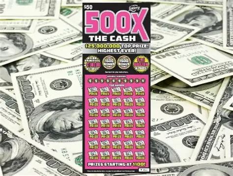 Florida Man Claims 1 000 000 On 500x Lottery Scratch Off