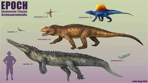 Epoch Carnivorous Triassic Archosauromorphs By Emilystepp On Deviantart