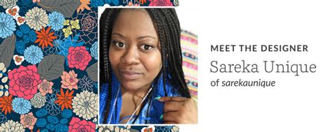 Meet The Designer Sereka Smith Of Sarekaunique Spoonflower Blog