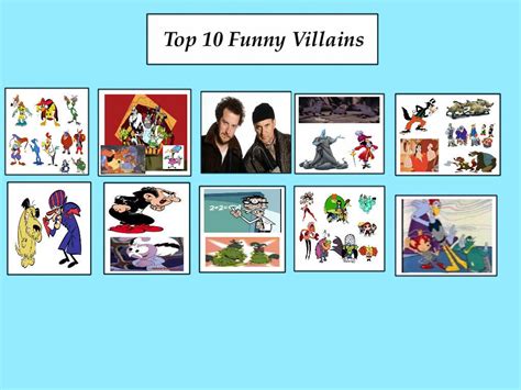 Top 10 Funny Villains By Bart Toons On Deviantart