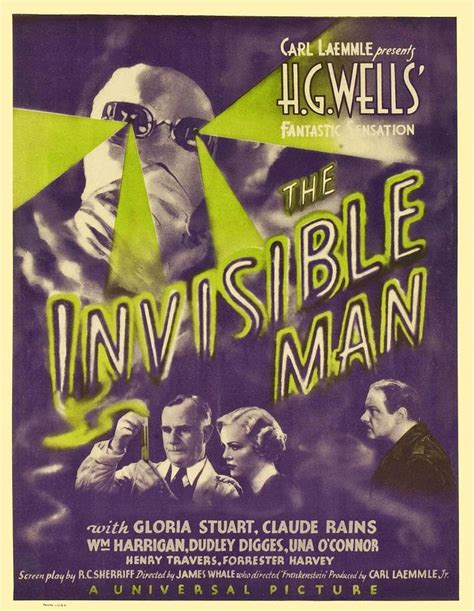 The Invisible Man 1933 Digital Art By Original Movie Poster Fine