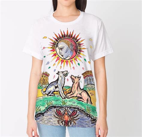 Maybe you would like to learn more about one of these? The Moon Tarot Card Large Print Unisex T-Shirt - Tarot T-Shirts