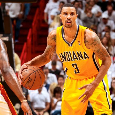 George Hill George Hill Nba Stars Indiana Pacers Hills Basketball Court