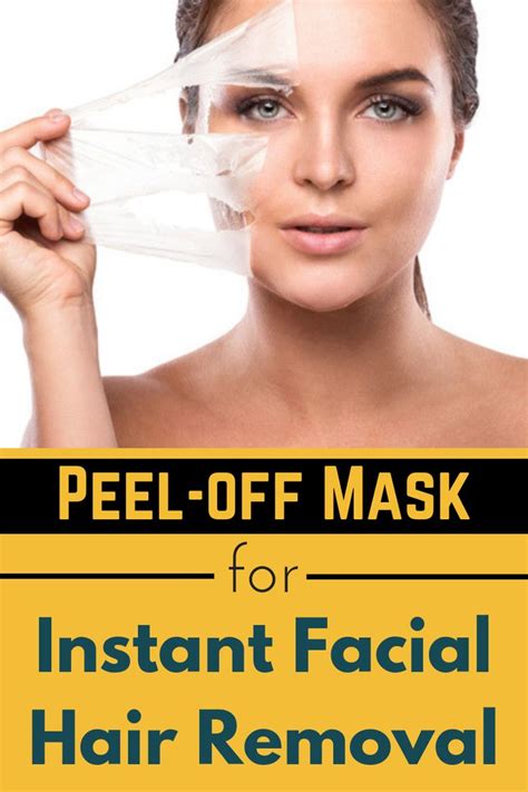 homemade peel off mask to remove all your unwanted facial hair facialhair facialhairremoval