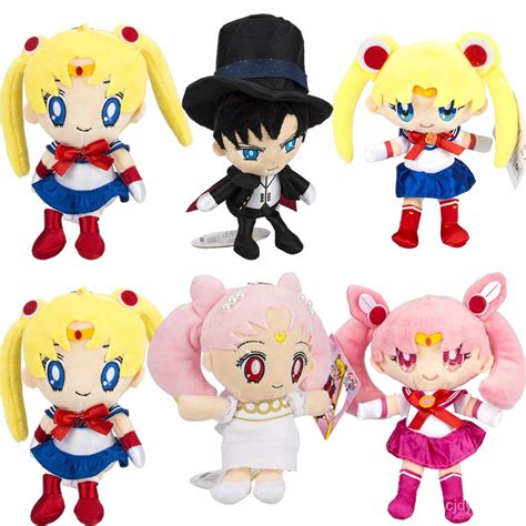 Jual New Anime Sailor Moon Chiba Mamoru Chibiusa Sailor Moon Plush Doll
