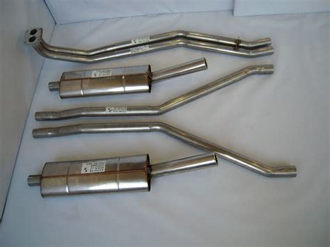 Triumph Tr5 Tr6 Stainless Steel Sports Exhaust System Made In Uk Tr