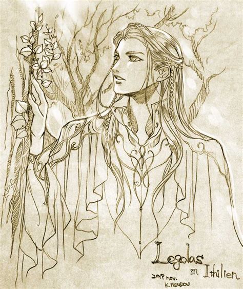 Legolas Tolkien S Legendarium And More Drawn By Kazuki Mendou