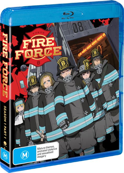 Fire Force Season 1 Part 1 Dvd Blu Ray Combo Blu Ray Madman