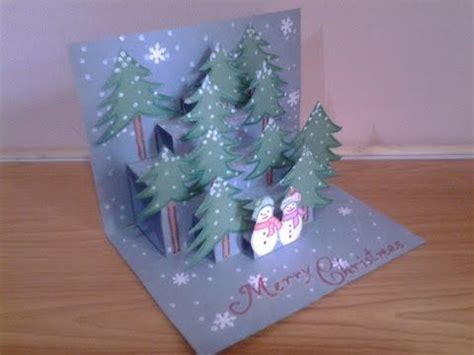 In this video, i am going to show you special cards making at home.please like the video, if you liked the card. Kids' Christmas Craft: 3D Greetings Card - YouTube | Pop ...