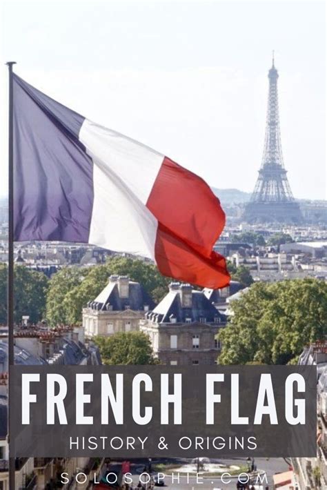 The Flag Of France Flying In Front Of The Eiffel Tower With Text