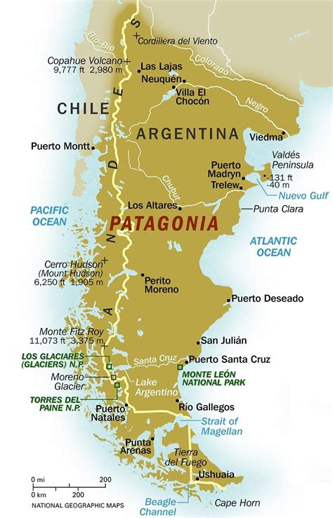 Image Result For Map Patagonia South America Destinations Listas De