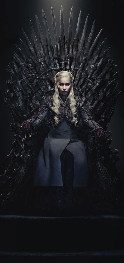 1440x3040 Resolution Daenerys Targaryen Queen Of The Ashes In The Iron Throne 1440x3040