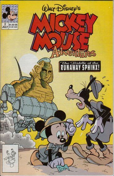 Walt Disneys Mickey Mouse Adven 2 A Jul 1990 Comic Book By Disney