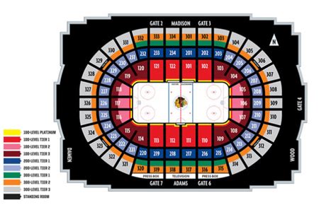 Chicago Bulls United Center Interactive Seating Chart Awesome Home