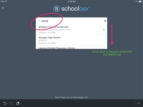 Logging in to the Schoology App - HappyFox