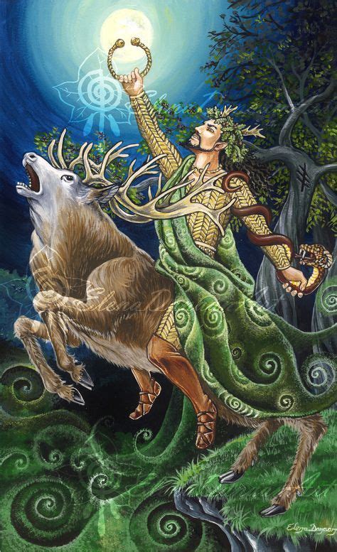 Cernunnos Celtic Fantasy Art Celtic Gods Celtic Myth