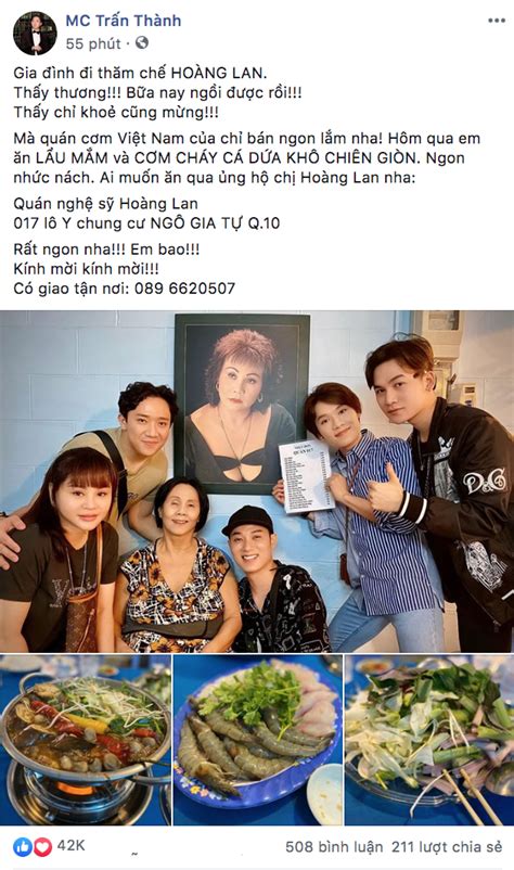 Ông được khán giả yêu mến qua hàng loạt bộ phim truyền hình nổi tiếng như: Trấn Thành thăm nghệ sĩ Hoàng Lan