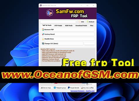 SamFw FRP Tool Version Android To Easy FRP Remover Free Download GSM Tools And Files Free