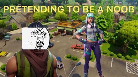 I Pretend To Be A Noob And Help Get Guy Win Fortnite Battle Royale