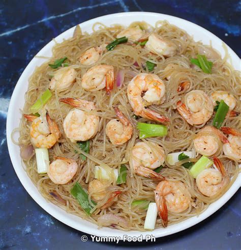 Easy Shrimp Pancit Bihon Recipe