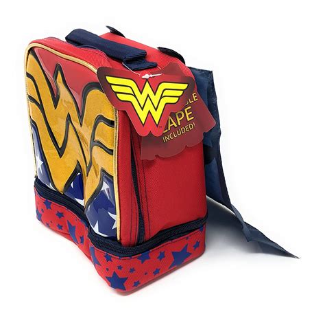 Wonder Woman Insulated Dual Compartment Lunch Kit With Cape