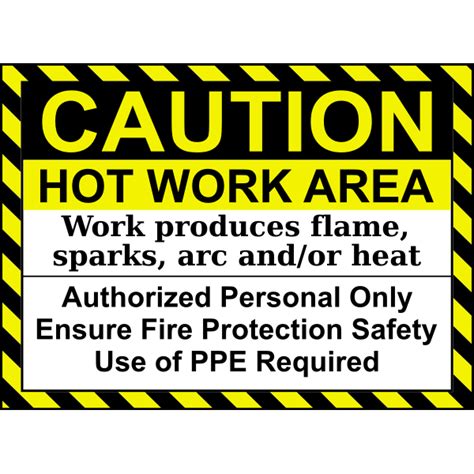 Hot Work Sign Free Svg
