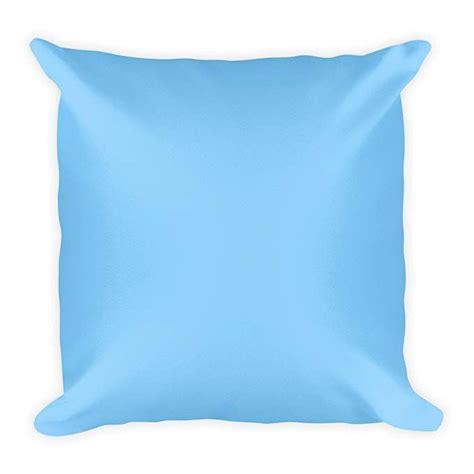 Famenxtshop Sky Blue 18x18 Inches Square Pillow With Insert Girls
