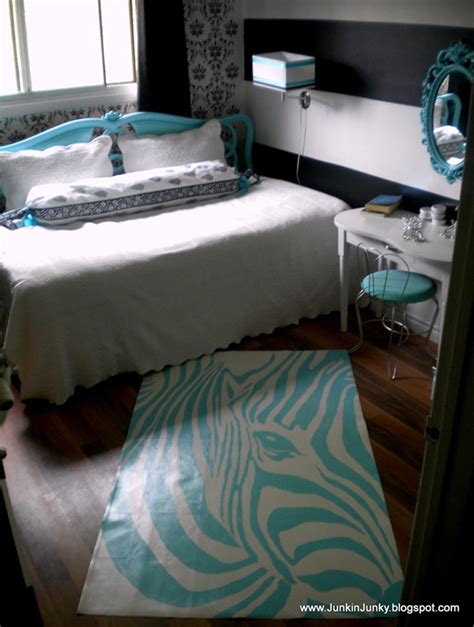 Elegant teal and black bedrooms | furniture, elegant girls. BROADVIEW HEIGHTS: Tiffany blue, black and white bedroom