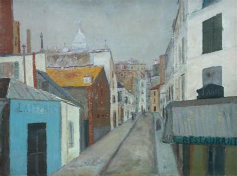 The Passage Cottin Painting By Maurice Utrillo Fine Art America