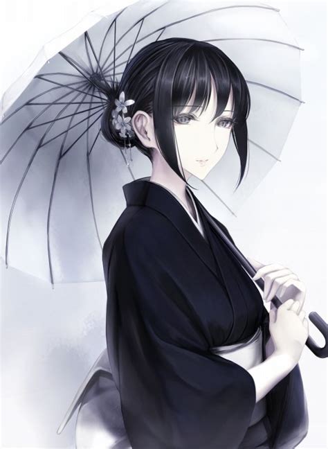 Samurai Traditional Japanese Anime Girl