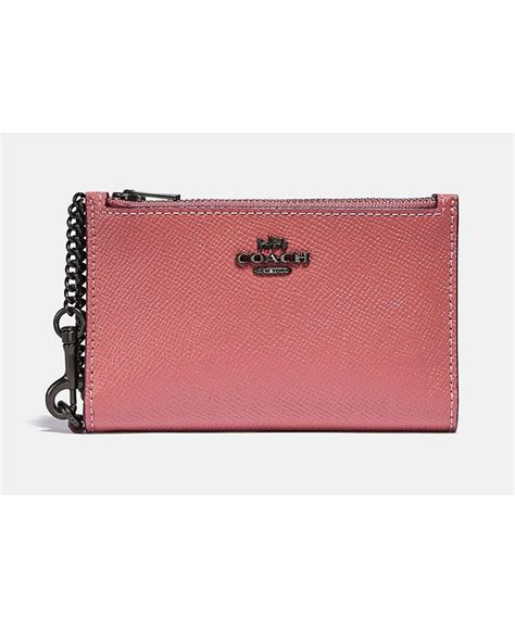 Coach Zip Chain Card Case In Colorblock And Reviews Handbags