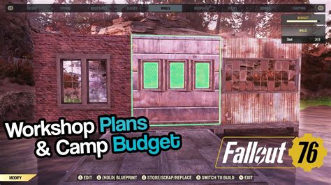 Fallout 76 Where To Find Camp Workshop Plans Youtube
