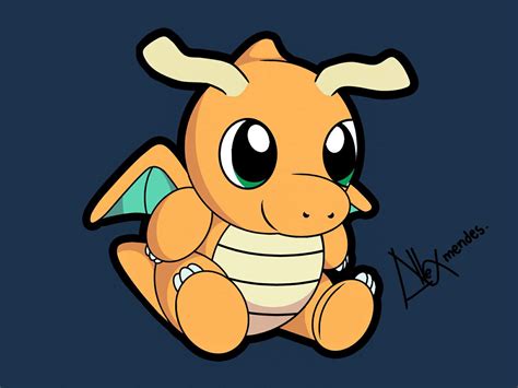 Fanart Baby Dragonite 🐉💚 Pokémon Amino Em Português Amino