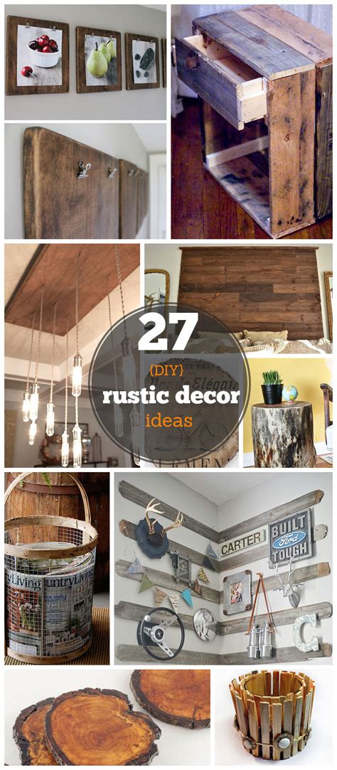 27 Diy Rustic Decor Ideas For The Home Diy Rustic Home