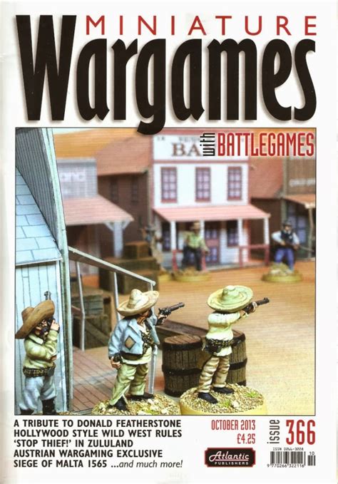 Wargaming Miscellany Miniature Wargames With Battlegames Issue 366