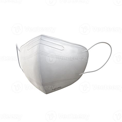 3d Rendering Of White Medical Mask From Perspective View 20920728 Png
