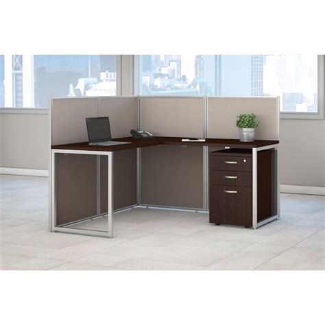 Bush Business Furniture Easy Office 60w L Desk Open Office With 3