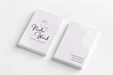 Compose makeup artist business card design with photoadking's visiting card creator. Nail Artist Business Card Template | Makeup artist ...
