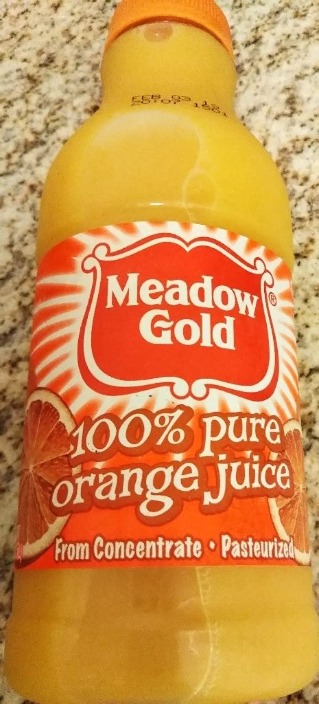 高評価 Meadow Gold 100％ Pure Orange Juiceの感想・クチコミ・商品情報 もぐナビ