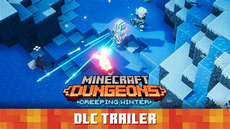 Minecraft Dungeons Creeping Winter Official Launch Trailer Youtube