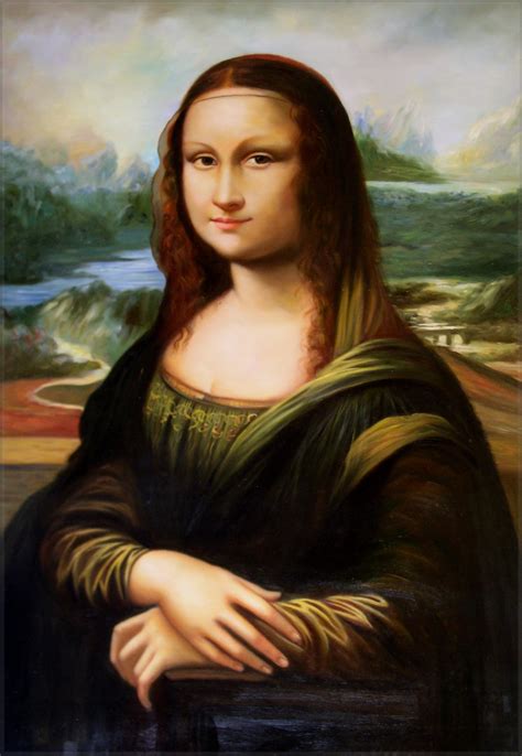 Framed Da Vinci Mona Lisa Repro Quality Hand Painted Oil Painting