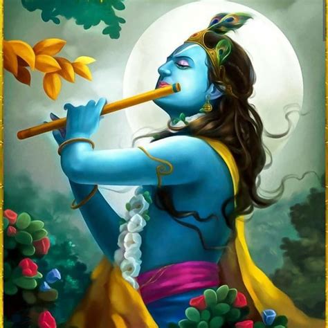 Why Lord Krishna's Body is Blue in 2020 | Krishna art, Krishna painting