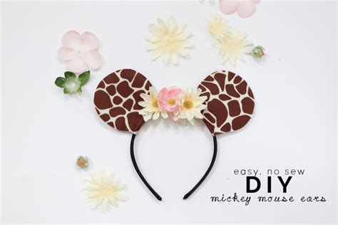 Diy No Sew Mickey Mouse Ears — Hollydolly