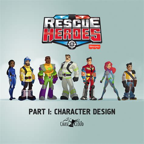 Artstation Rescue Heroes Series Characters