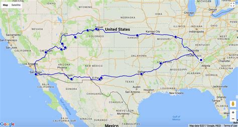 Map Shows The Ultimate Us National Park Road Trip The 25 Best Us