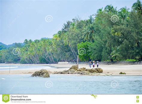 Ngapali Beach In Myanmar Editorial Stock Image Image Of Shore 78958809