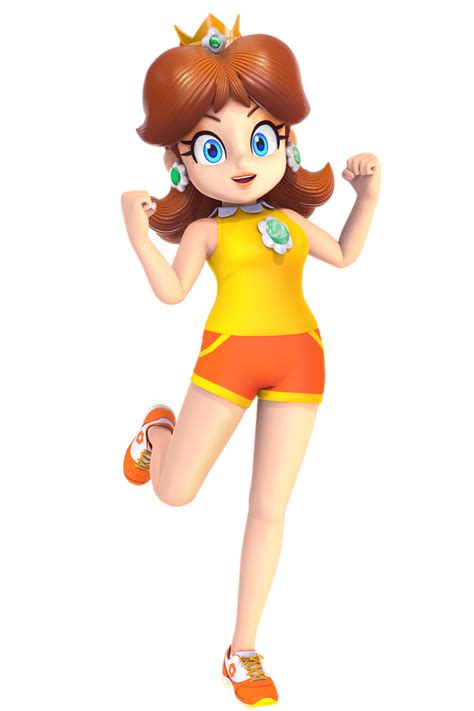 Princess Daisy Render Sports Outfit By Nibroc Rock On Deviantart