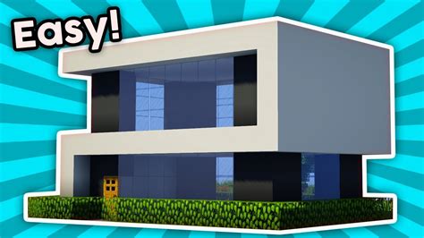 I really love this design, and it's totally different from everything else on this list. Minecraft : How To Build a Easy Small Modern House ...