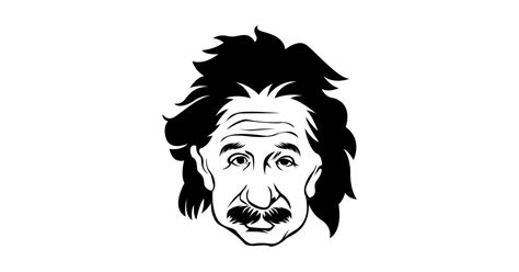 Albert Einsten Silhouette Albert Einstein Body Bébé Teepublic Fr