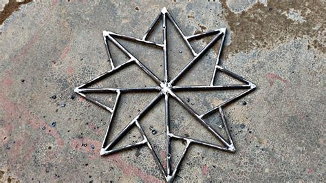 How To Make Metal Star Simple And Easy Wall Art Diy Home Decoration Ideas